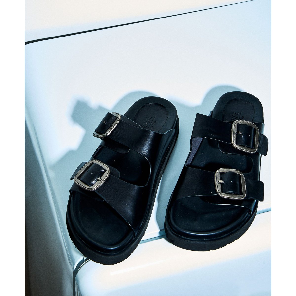 ルタロン　GRISEレザーアツゾコバックルサンダル　ブラック　XL 25.0 GRISEレザーアツゾコバックルサンダル | ルタロン(LE TALON) | マルイ