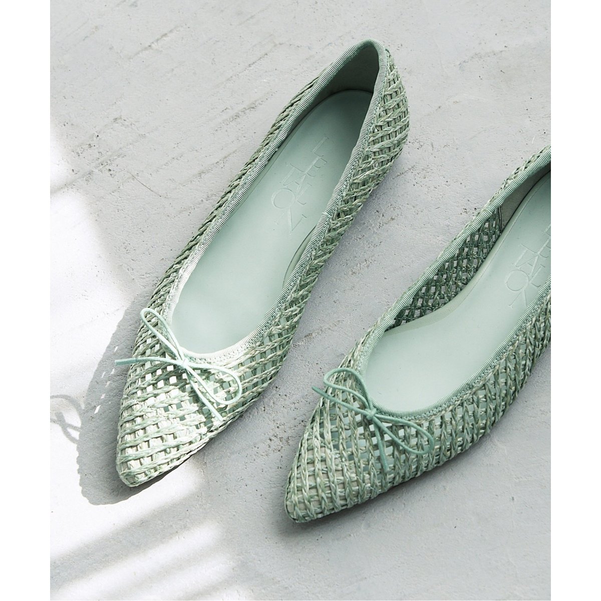 極美品LE TALON ポインテッドパナマメッシュバレエ　24.5 ポインテッドパナマメッシュバレエ | ルタロン(LE TALON) | マルイ