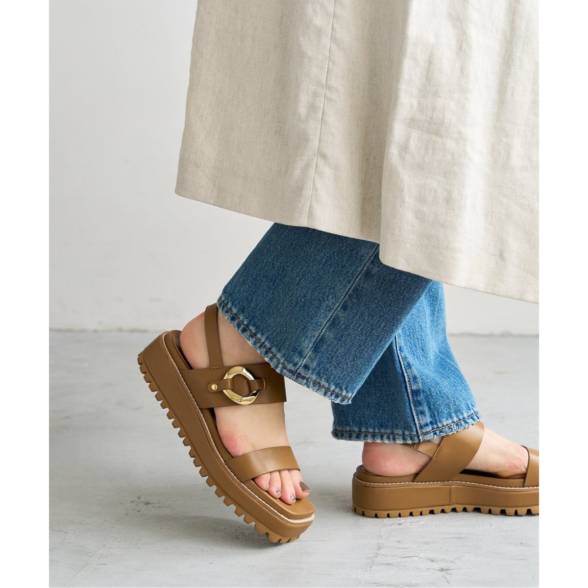 アツゾコメタルリングサンダル | ルタロン(LE TALON) | マルイ