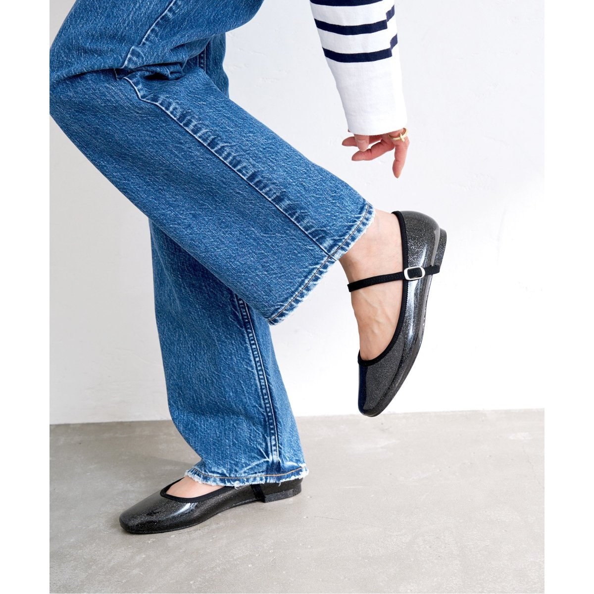 【ルタロン】金子麻貴さんコラボパンプス　ネイビー　ポインテッドトゥ 金子麻貴さんが、いま履きたい靴。LE TALON × MAKI KANEKO