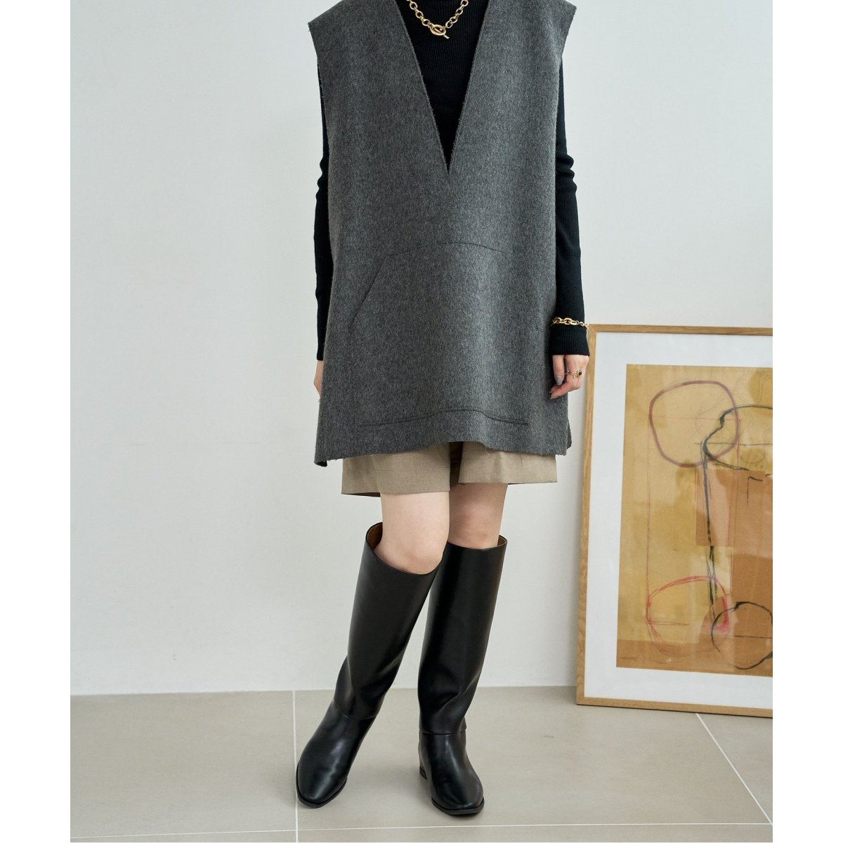 追加3》2cmワイドシャフトロングブーツ | ルタロン(LE TALON) | マルイ