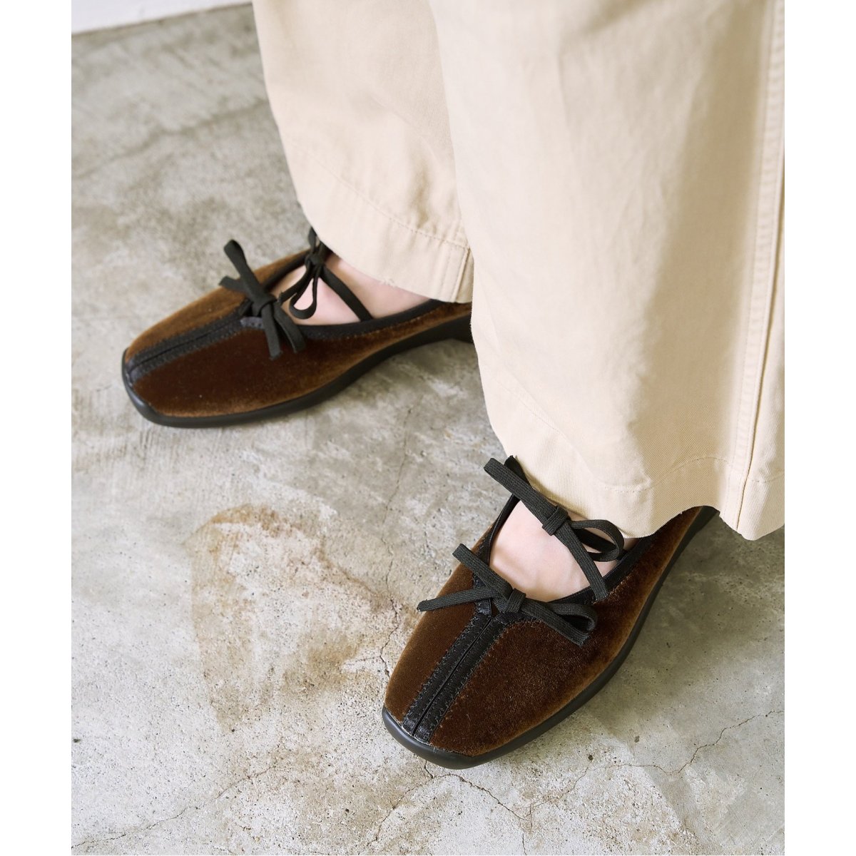 Lダブルリボンバレリーナ セール】《追加2》Lダブルリボンバレリーナ（その他シューズ