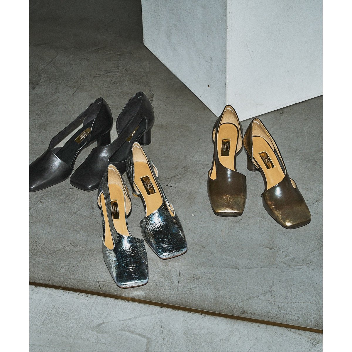 GRISE6cmレザーARTYアシメカットセパレート | ルタロン(LE TALON