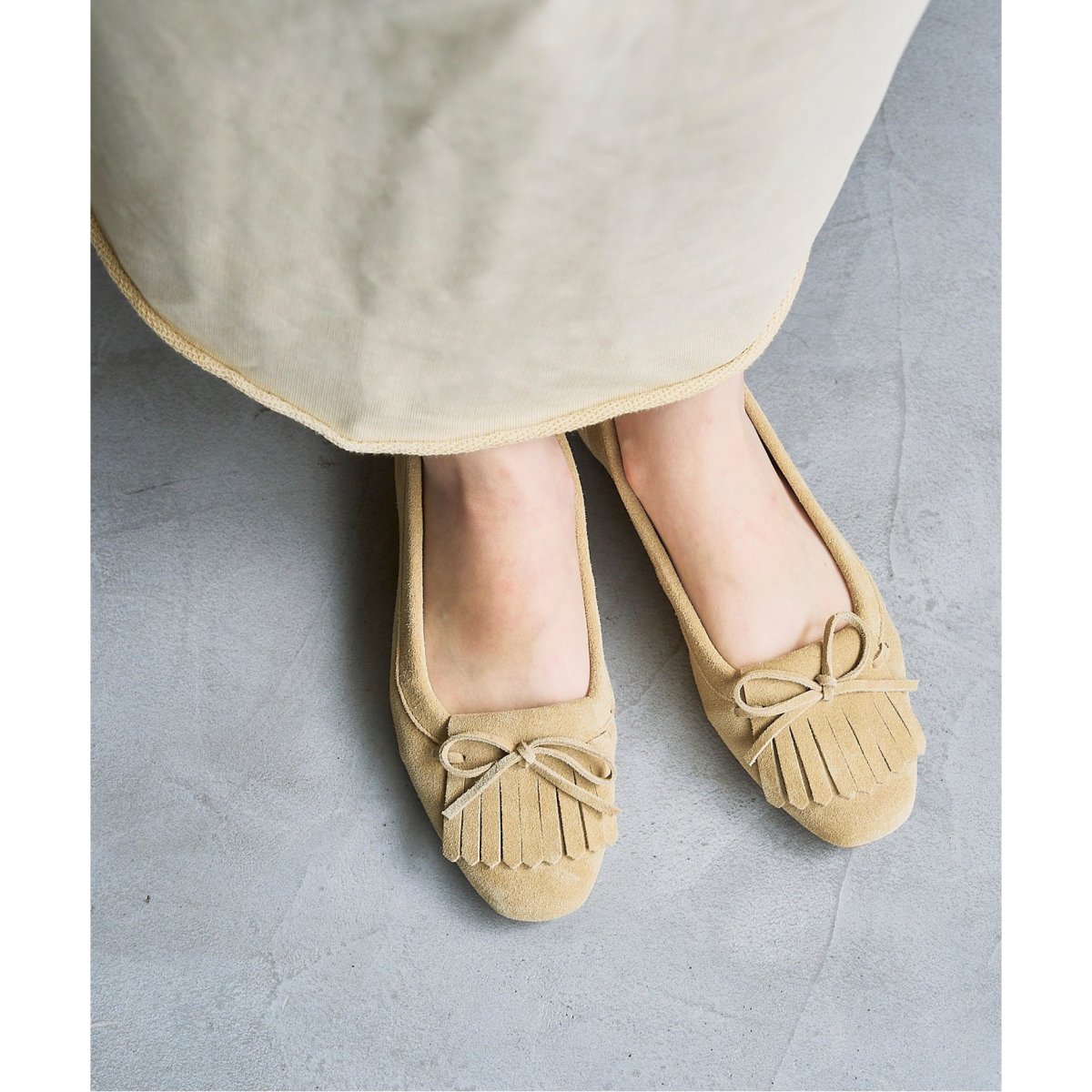 追加5》レザーキルトタッセルフラット | ルタロン(LE TALON) | マルイ