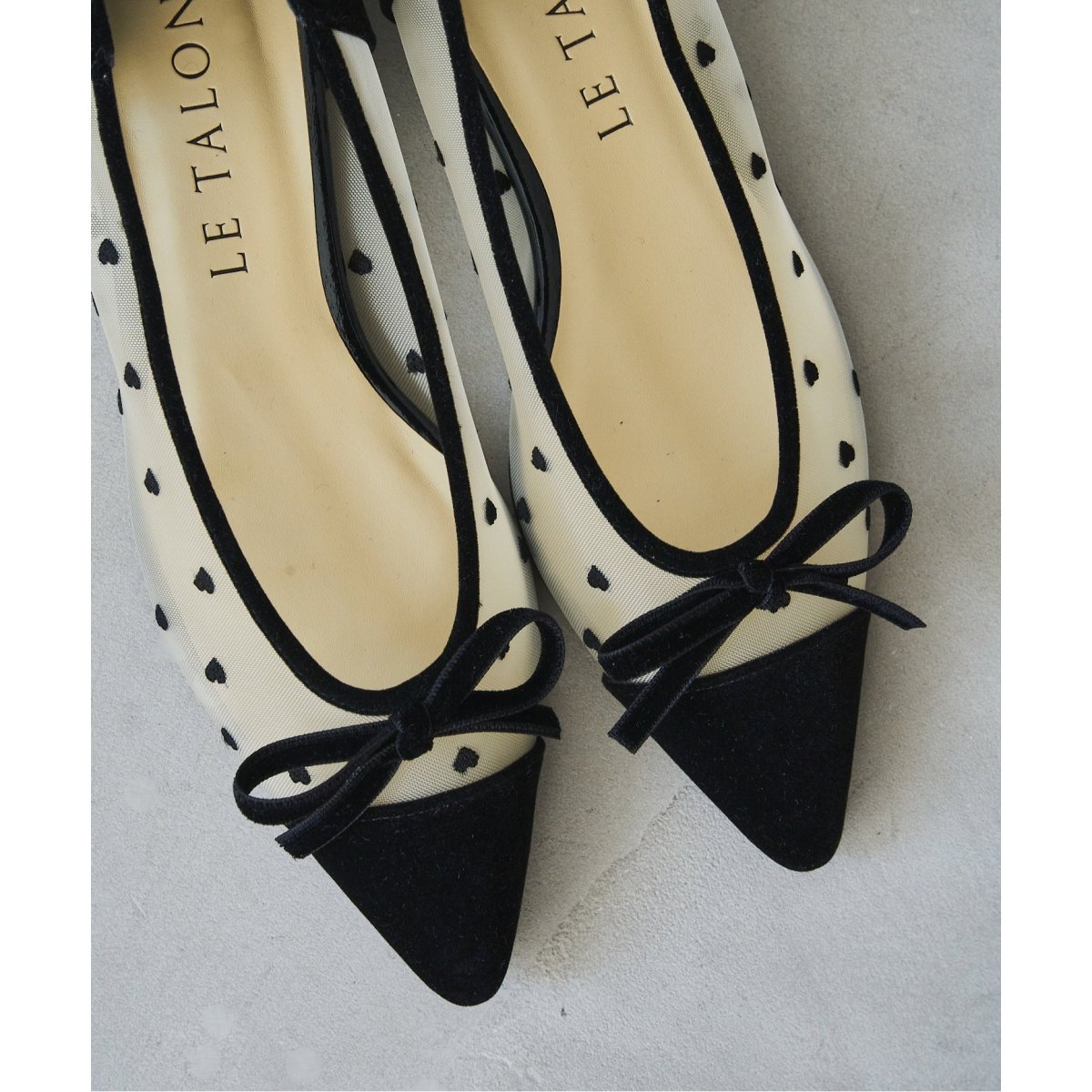 LE TALON（ルタロン）の「《追加》4.5cmハートトゥスリングバック