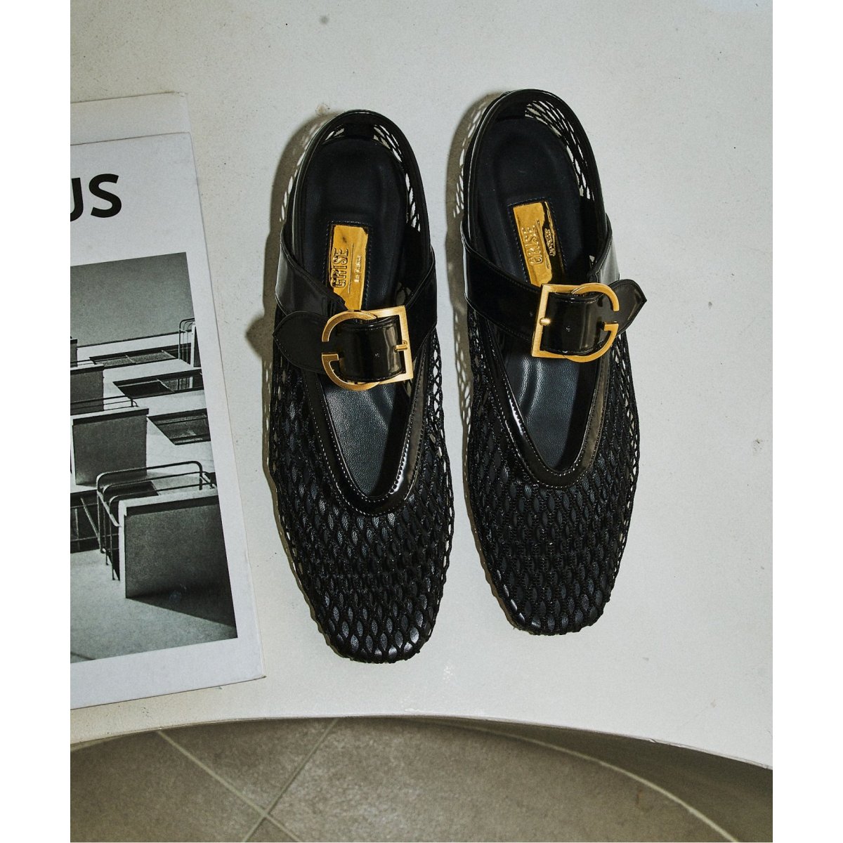 追加》GRISEナイロンメッシュGRメリージェーン