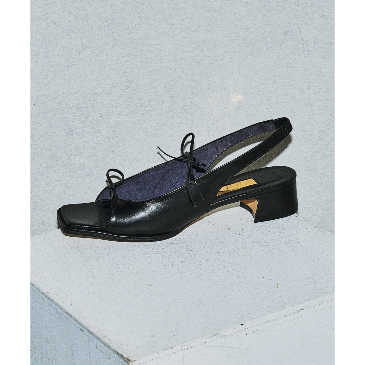 GRISE3cmレザーWナローリボンサンダル | ルタロン(LE TALON) | マルイ