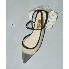 《追加》GRISEポインテッドコンビストラップスリングバック