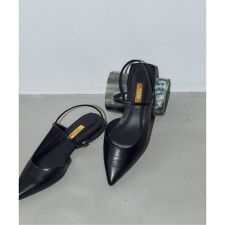 ルタロン(LE TALON)の《追加》GRISEポインテッドストラップスリングバック