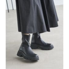 《追加予約》6cmボリュームソールフィットショートブーツ