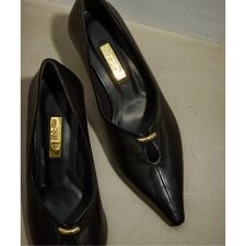 《予約》GRISE5cmレザーカットアウトパンプス