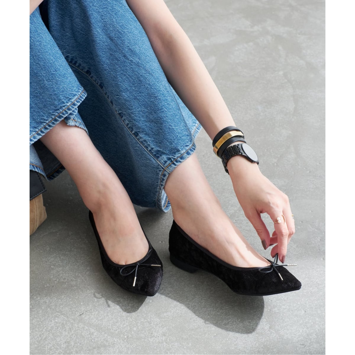 ルタロン　パンプス 5.5cmVカットサイドオープン（パンプス）｜LE TALON（ル タロン