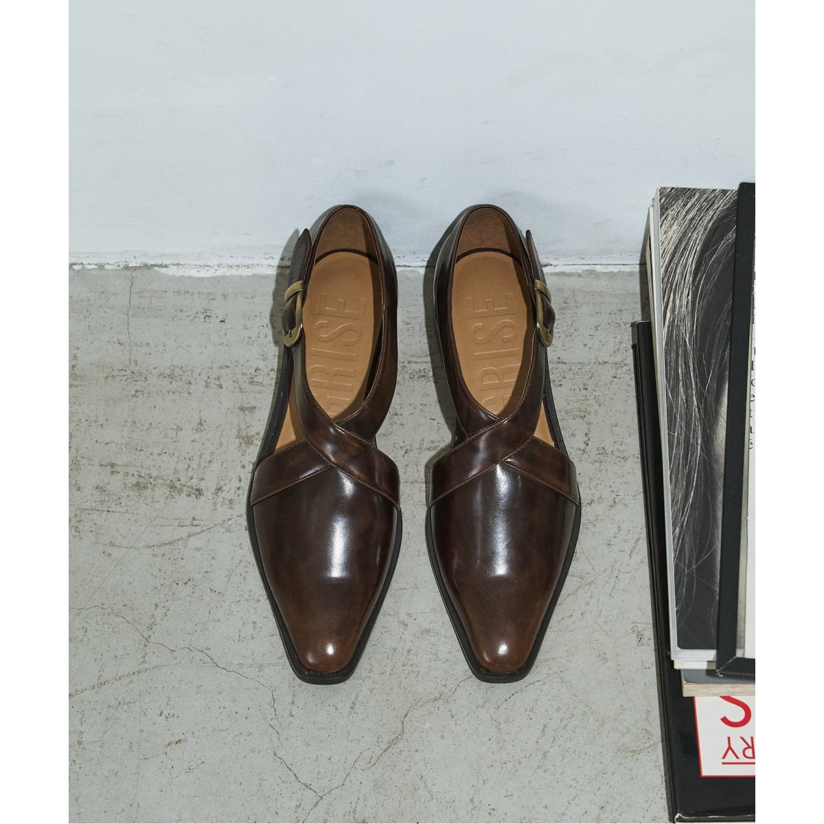 LE TALONレザービットバブーシュ ブラウン23.5cm ルタロン LE TALON｜《追加》レザービットバブーシュ | Rakuten Fashion