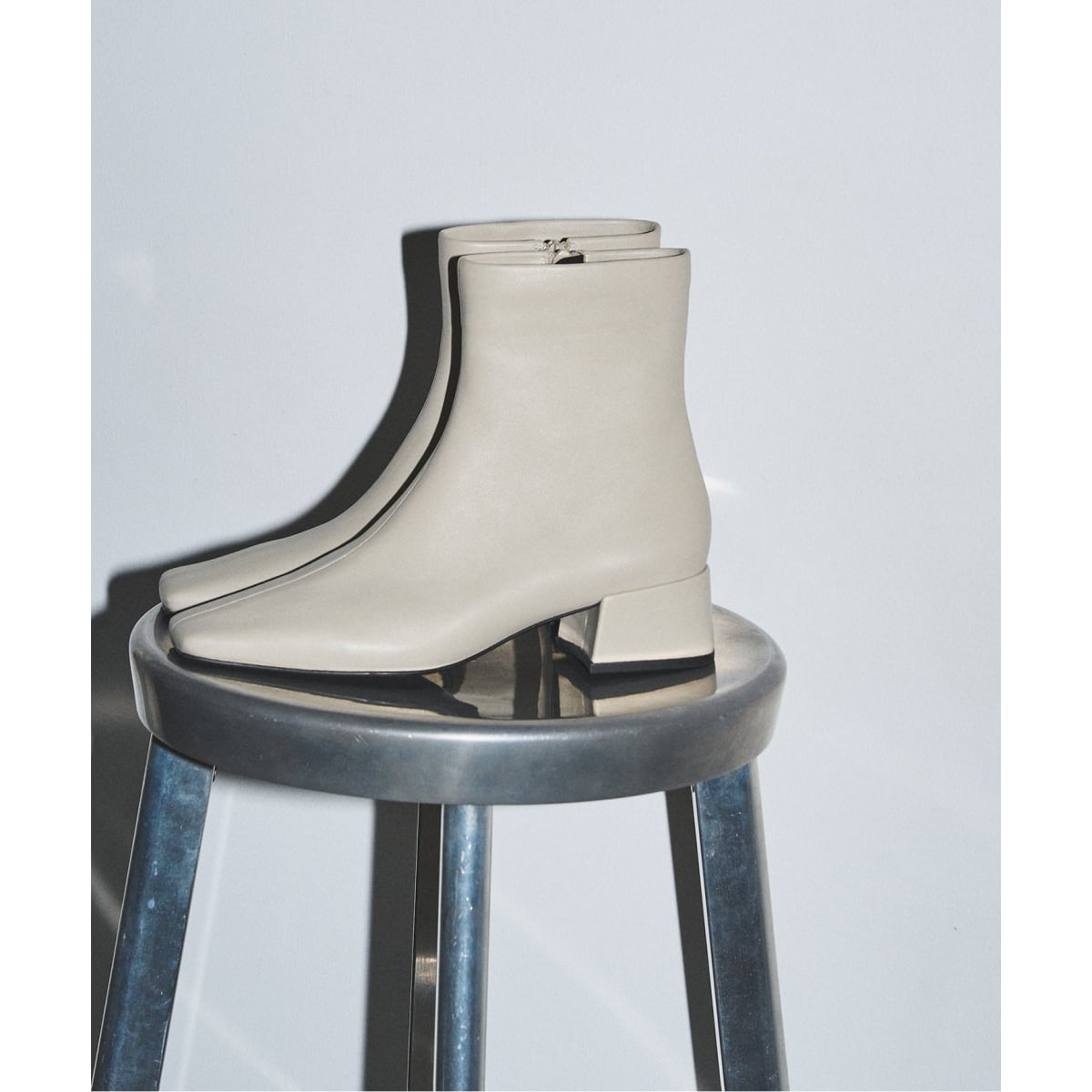 LE TALON ルタロン 24AW レザーモールドチェルシーショートブーツ S