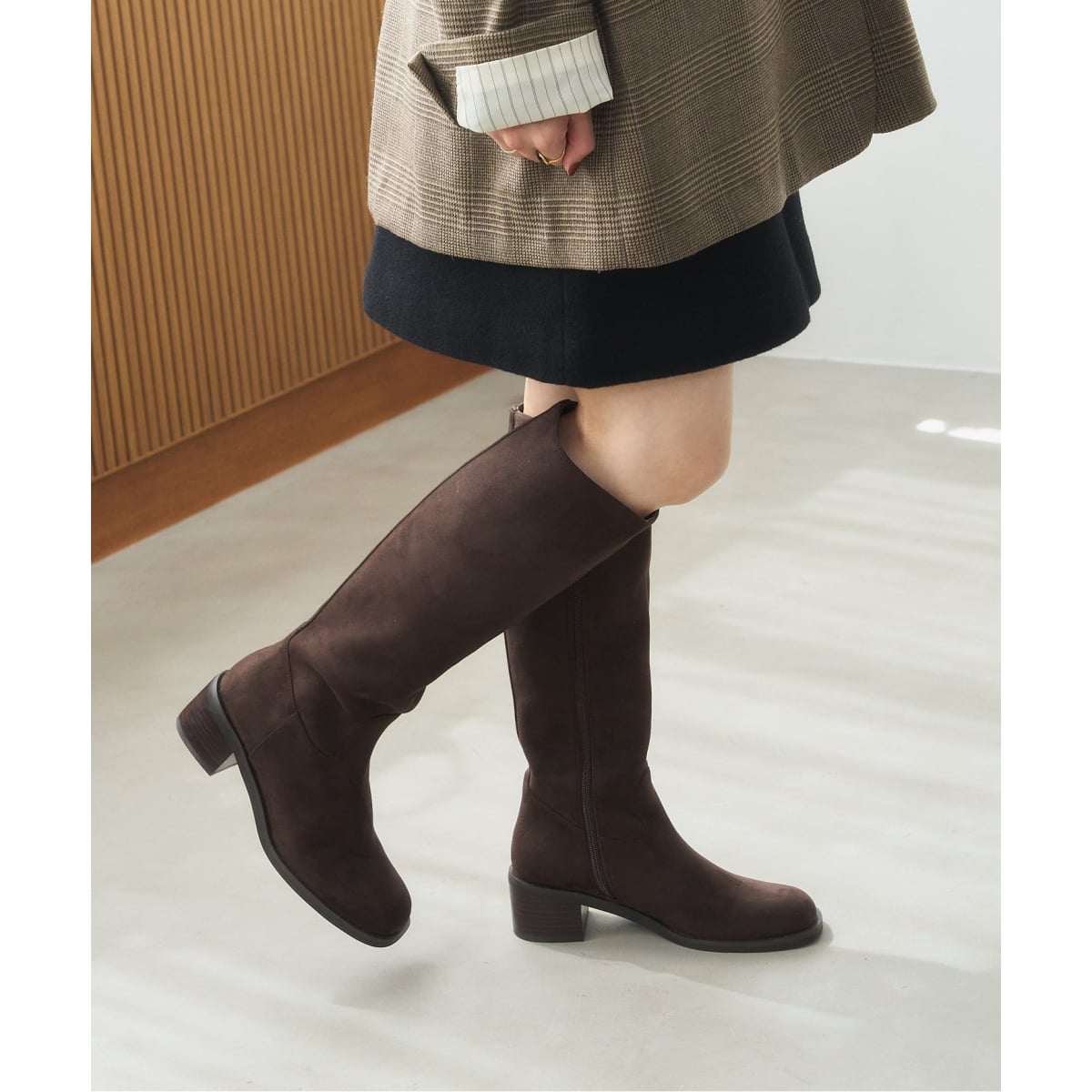 【新品未使用】ルタロン アンクルリブトラックソールショートブーツ　最終価格 追加》アンクルリブトラックソールショートブーツ | ルタロン(LE