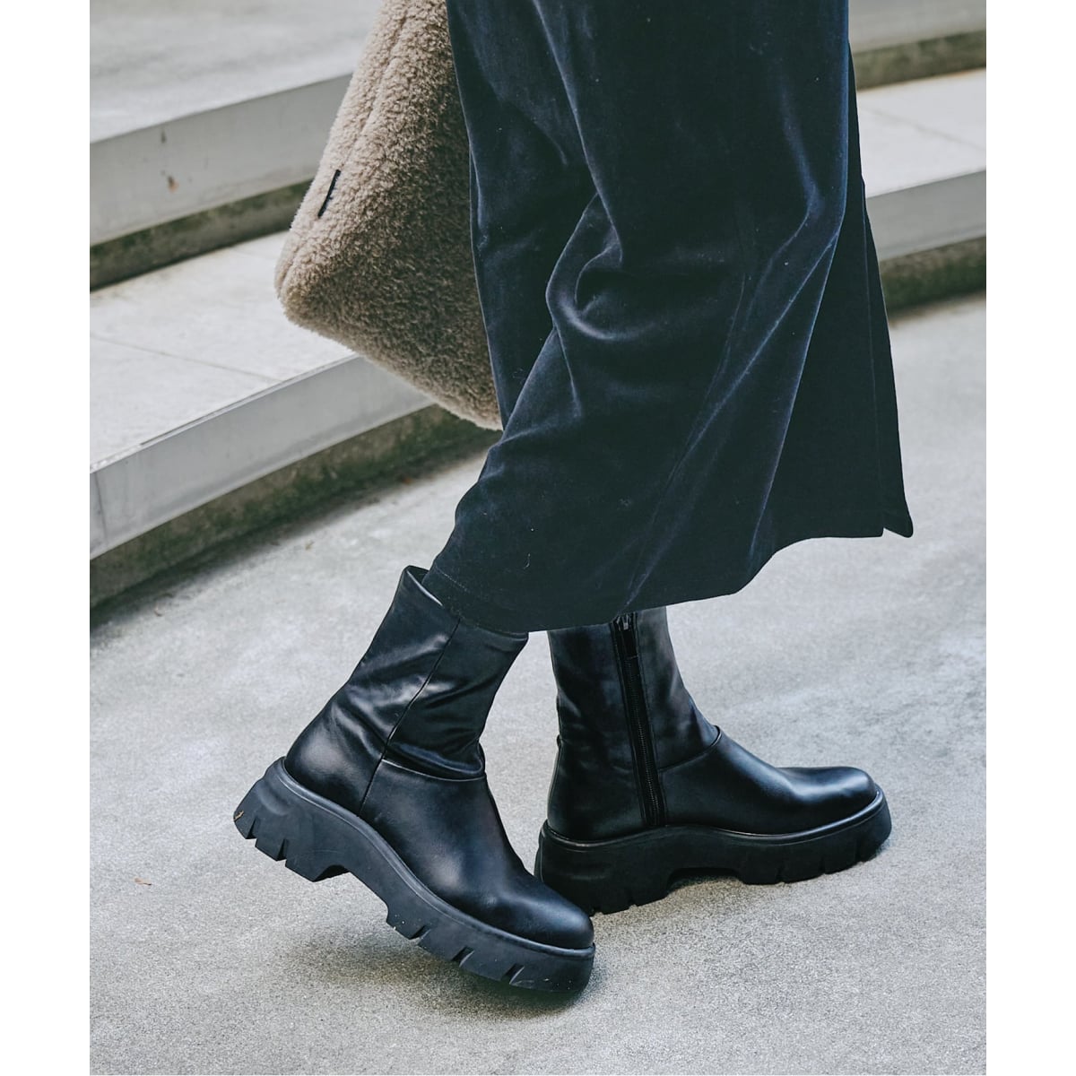 GRISE レザーVIBRAMサイドゴア | ルタロン(LE TALON) | マルイウェブ