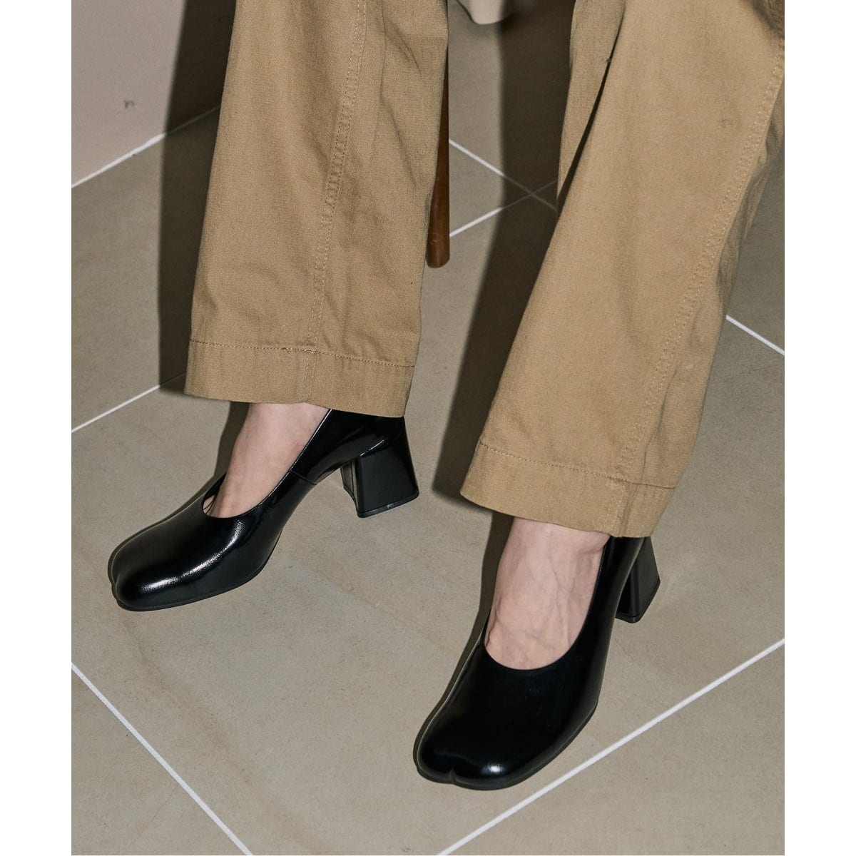 GRISE6cmレザーARTYアシメカットセパレート | ルタロン(LE TALON