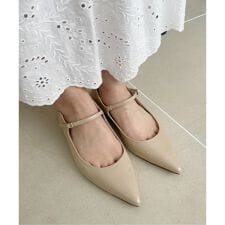 《追加》ポインテッドワンストラップフラット