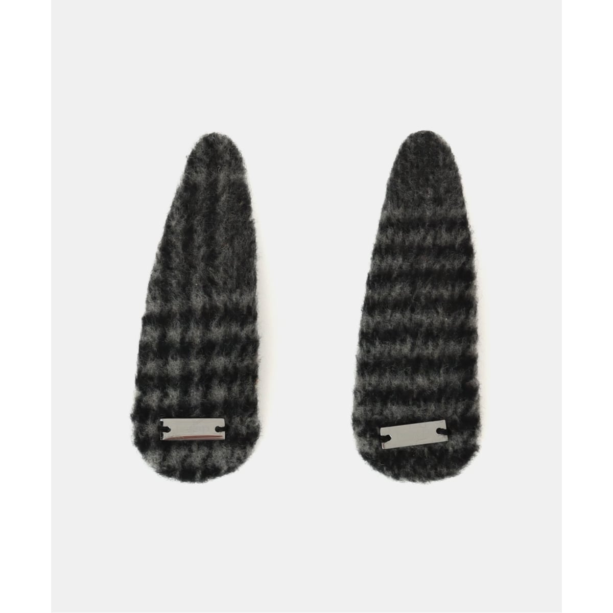 heyep/ ヘイップ Plaid Hair Clips