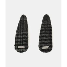 heyep/ ヘイップ Plaid Hair Clips