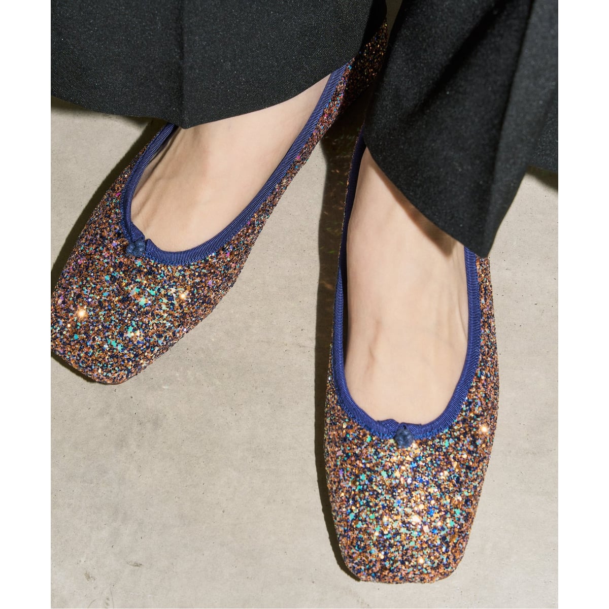 追加》GRISEサテンリボンバレリーナ | ルタロン(LE TALON) | マルイ