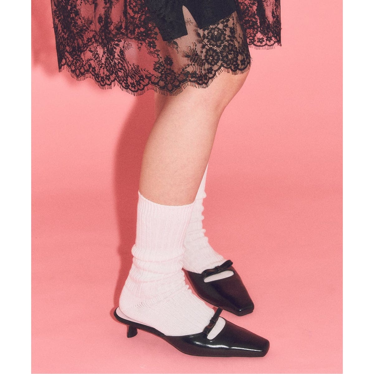 [�}���C]LE TALON×HAPPY MANIA3.5cm�X�N�G�A���{���~���[��/���^�����iLE TALON�j �u���b�N A