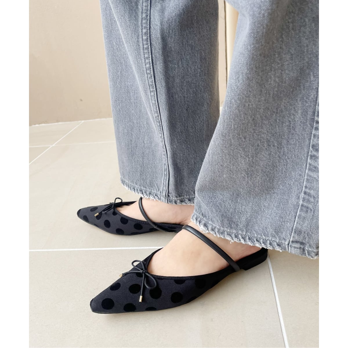 追加5》レザーキルトタッセルフラット | ルタロン(LE TALON) | マルイ