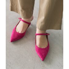 《追加》4.5cmポインテッドストラップミュール