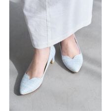 ≪追加≫5cmコウブカメタルラインパンプス