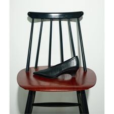 《追加予約》GRISE5cmポインテッドレザーソフトウェッジパンプス