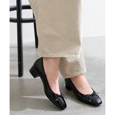 《追加》3.5cmスクエアバレエパンプス