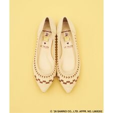 Sanrio characters×LE TALON ポインテッドサシメッシュフラット