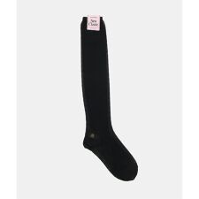 MARCOMONDE/ マルコモンド sheer ribbed high socks