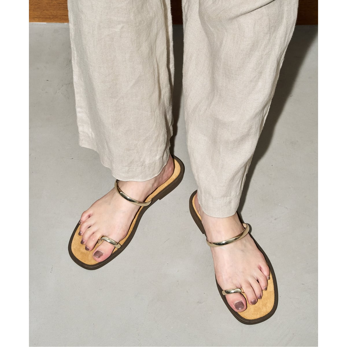 [�}���C]NICOLAS LAINAS/�j�R���X���C�i�X RING SUEDE�T���_��/���^�����iLE TALON�j �L������