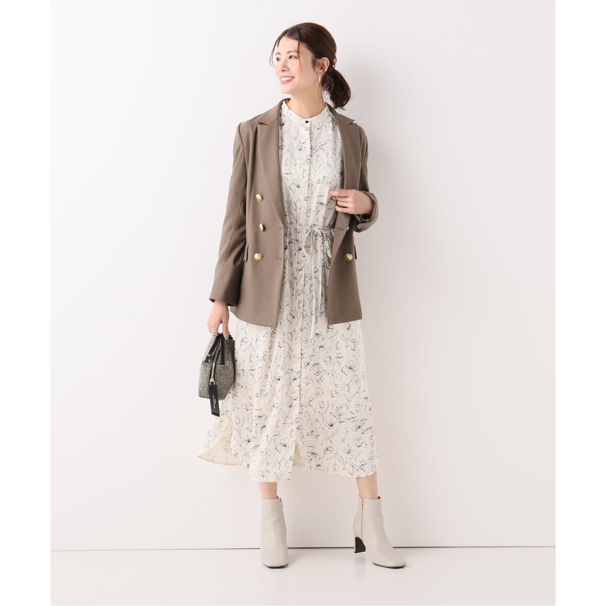 ラインフラワーシャツワンピース ラ トータリテ La Totalite ファッション通販 マルイウェブチャネル Ca000 552 48 01