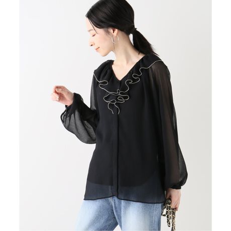ラッフルカラーブラウス ラ トータリテ La Totalite ファッション通販 マルイウェブチャネル Cb001 670 26 01 ラッフルカラーブラウス ラ トータリテ La Totalite ファッション通販 マルイウェブチャネル Cb001 670 26 01