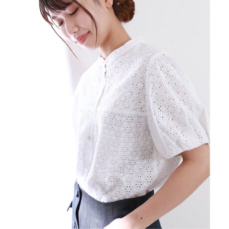 コットンローンアイレットシャツ◇ | ラ トータリテ(La TOTALITE 
