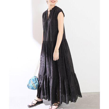 エンブロイダリーティアードワンピース◇ | ラ トータリテ(La TOTALITE  