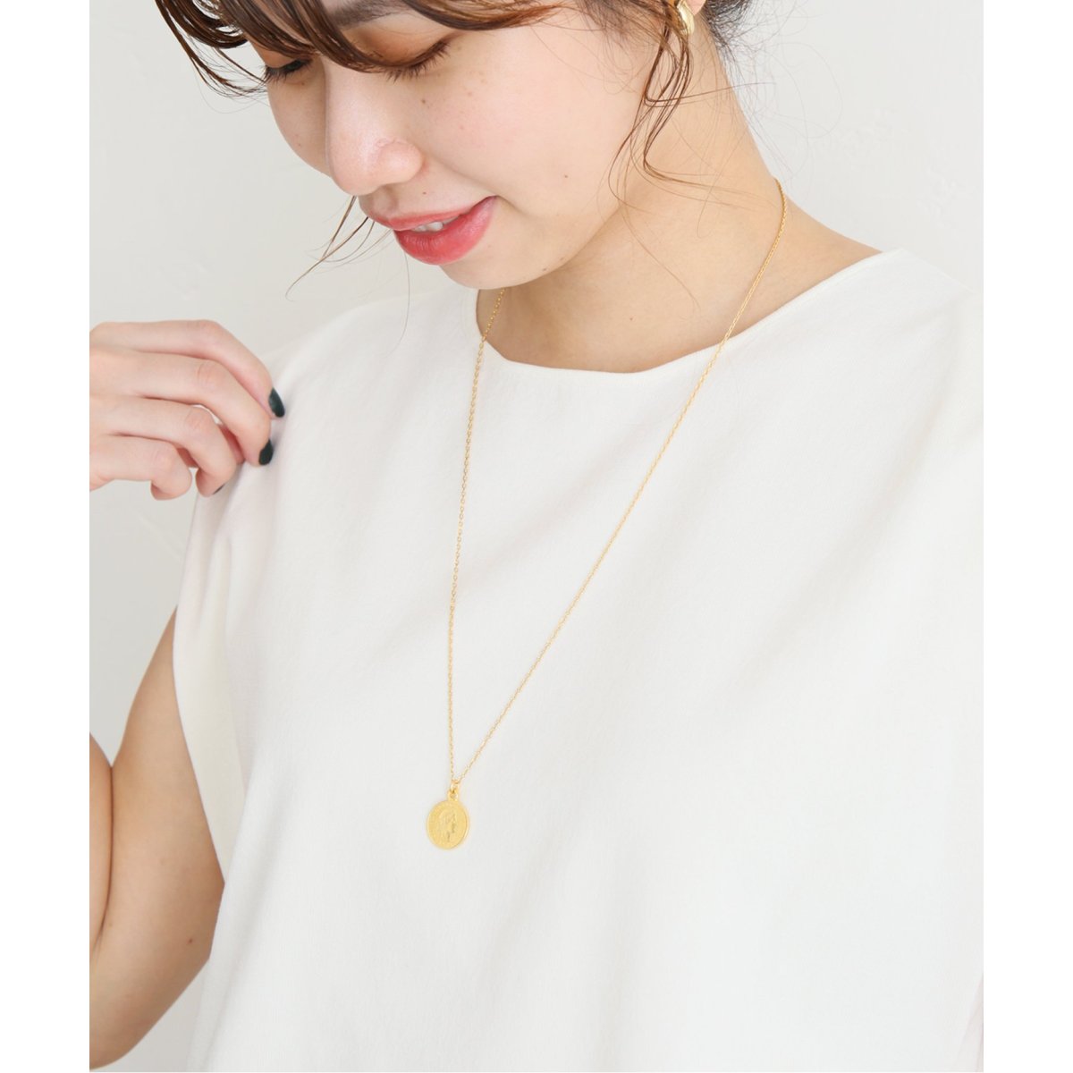 楽天市場】【CLASSY STORY 雑誌掲載】【再入荷】≪BEN-AMUN≫ ベンアムン 女性 横顔 オランダ 硬貨 10セント コインネックレス  ゴールド チェーン ネックレス ゴールドコーティング仕上げ (Gold) : ZUTTOHOLIC BEN AMUN ベンアムン コイン ネックレス