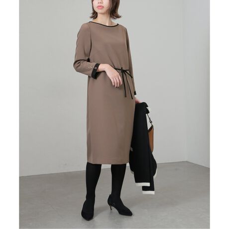 バイカラーパイピングワンピース | ラ トータリテ(La TOTALITE  