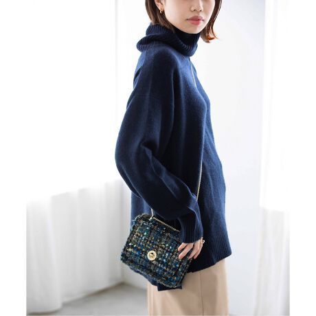 Kassiopea/カシオペア】ツィードチェーンショルダーBAG | ラ 