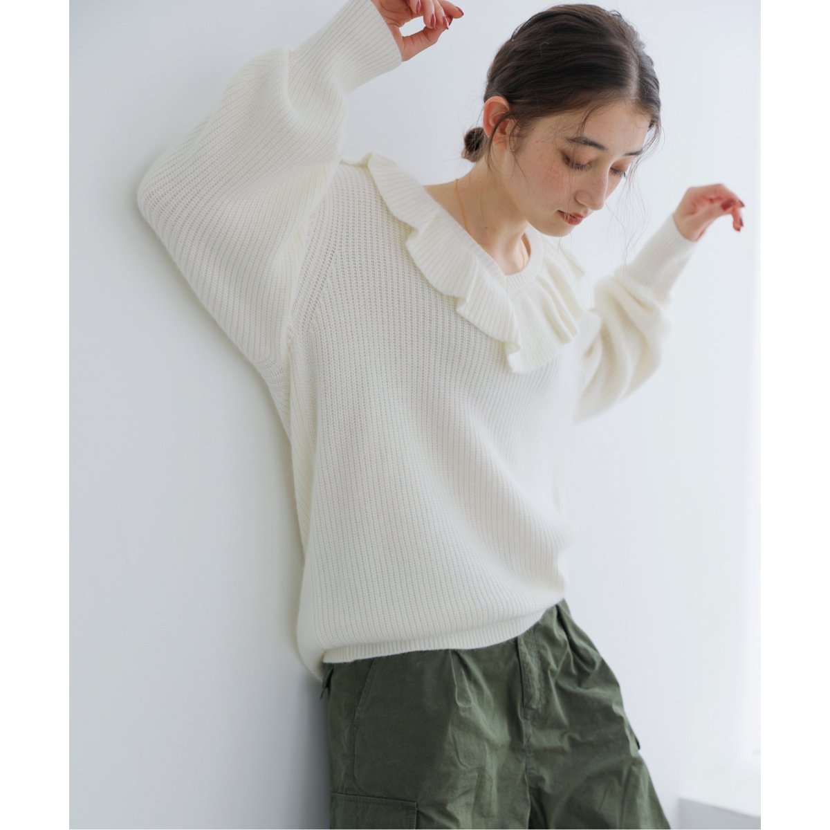 La Totalite アンゴラ混VプルオーバーJOURNAL STANDARD アンゴラ混Vプルオーバー（ニット／セーター）｜La Totalite（ラ