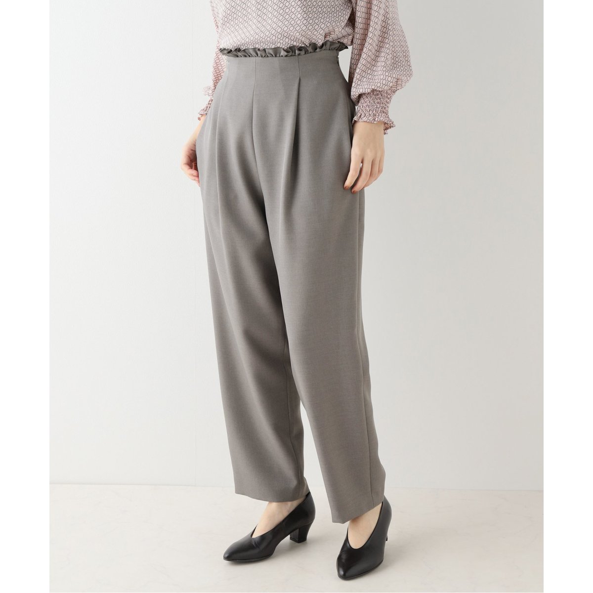 ＼半額SALE／ ウエストフリルタックパンツ | ラ トータリテ(La TOTALITE パンツ