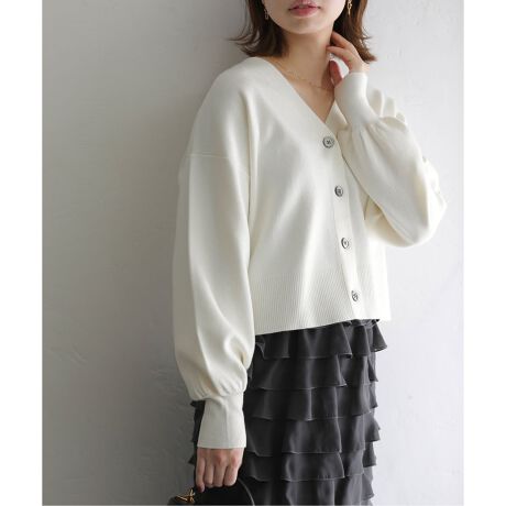 ミラノリブショートカーディガン | ラ トータリテ(La TOTALITE  