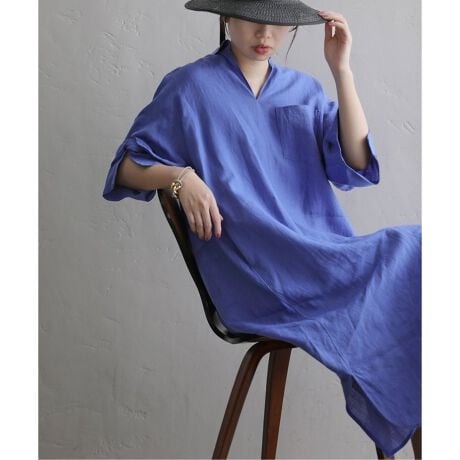 TICCA/ティッカ】別注リネンツイストスリーブワンピース | ラ  