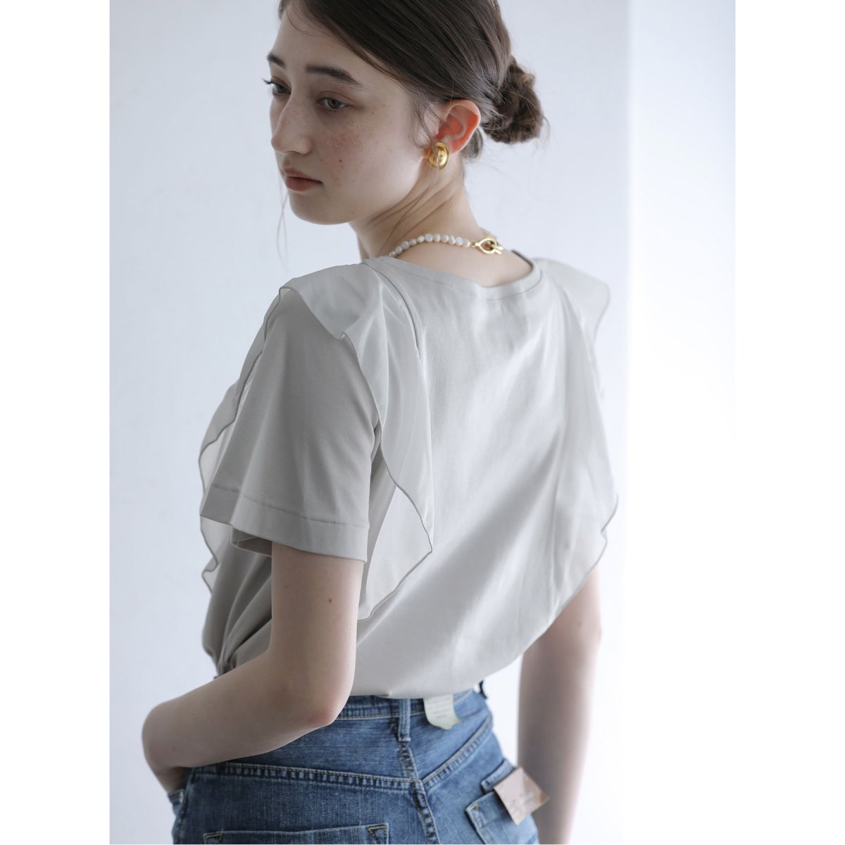 フリルスリーブカットソー | ラ トータリテ(La TOTALITE) | マルイ