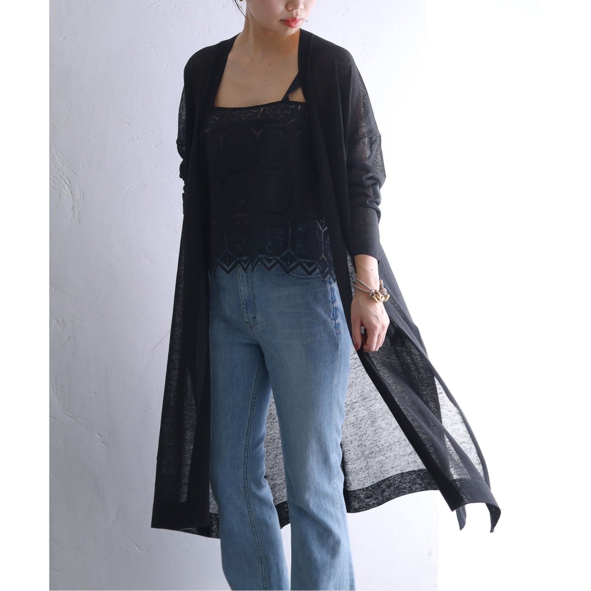 リネン混ロングカーディガン | ラ トータリテ(La TOTALITE) | マルイ