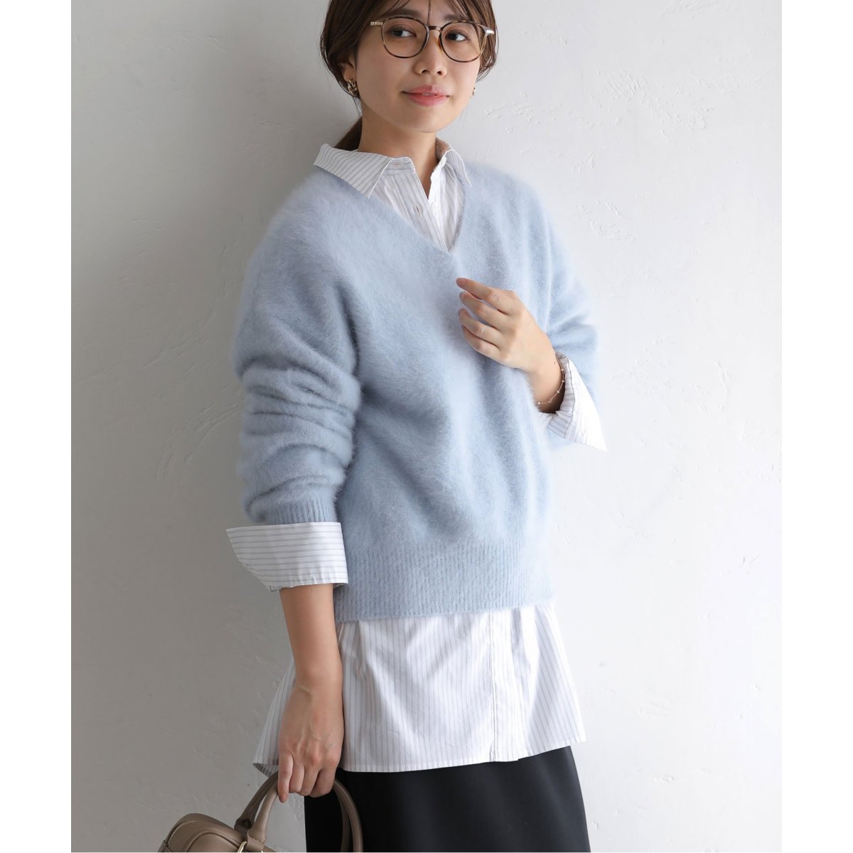ジャーナルスタンダード FOX CASHMERE Vネックプルオーバー