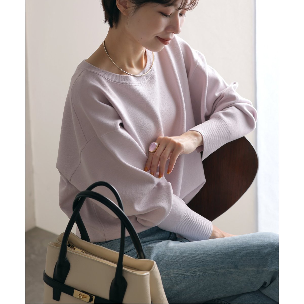 接結クルーネックプルオーバー | ラ トータリテ(La TOTALITE) | マルイ