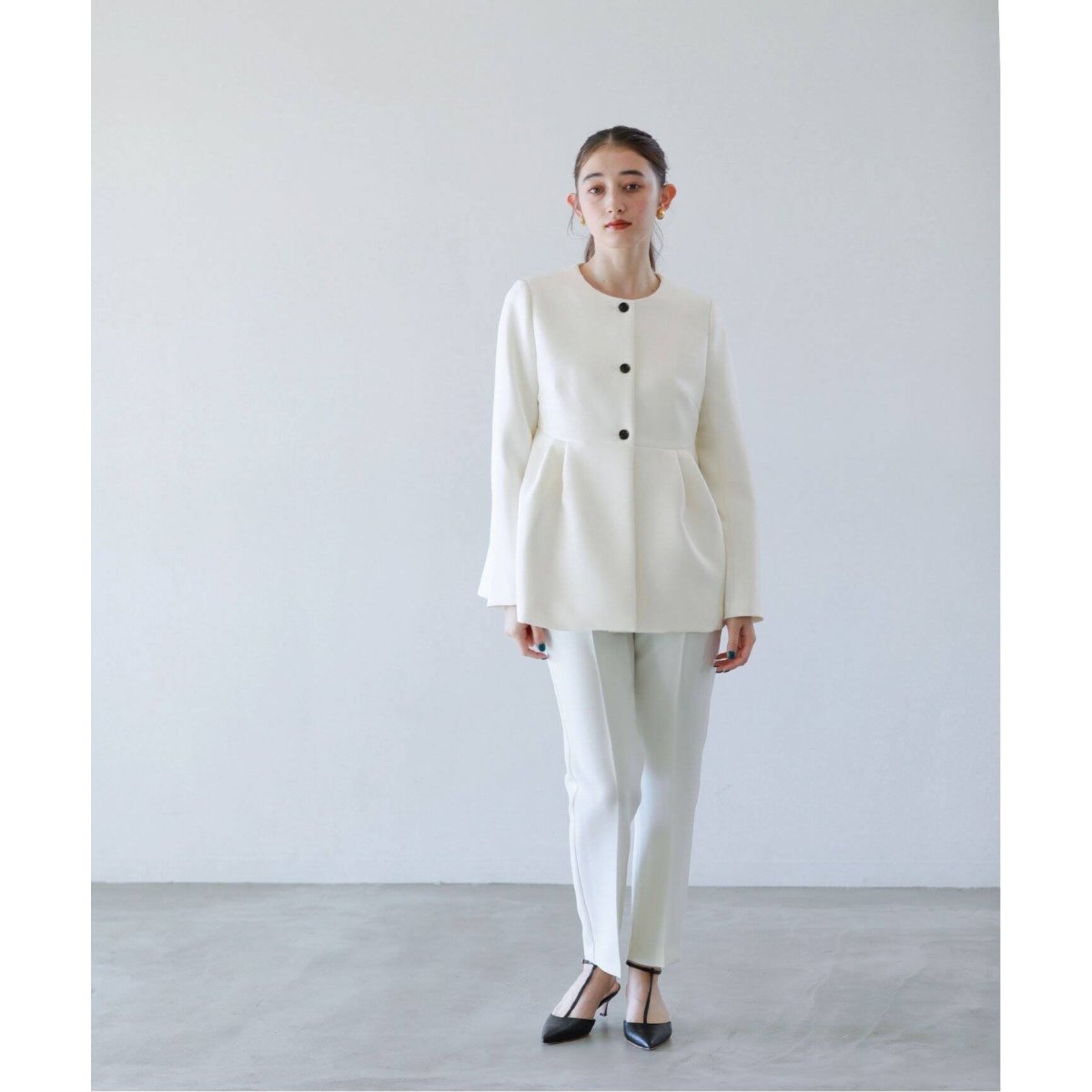 洗える】トリプルクロスペプラムジャケット | ラ トータリテ(La